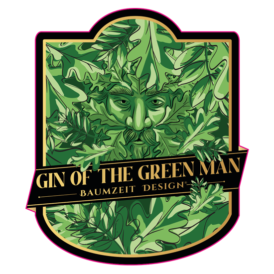 Logo von Gin of the green Man von Baumzeit Design